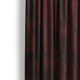 Hurley Splatter Dye Burgandy Mockup Curtain Detail