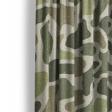 Duck Camo Green Mockup Curtain Detail