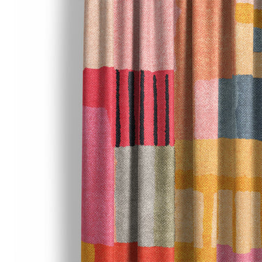 Velma Multicolor Mockup Curtain Detail