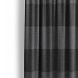 Buffalo Plaid Charcoal Black Mockup Curtain Detail