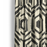 Torrance Black & Ivory Mockup Curtain Detail