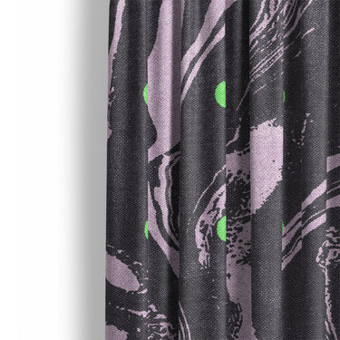 Acid Burn Purple & Green Mockup Curtain Detail