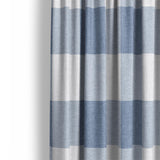 Buffalo Plaid Steel Blue Mockup Curtain Detail