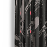 Acid Burn Greige & Infrared Mockup Curtain Detail