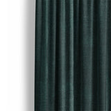 Felix Bleach Dye Deep Teal Mockup Curtain Detail