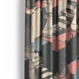 Harmon Surreal Chess Mockup Curtain Detail