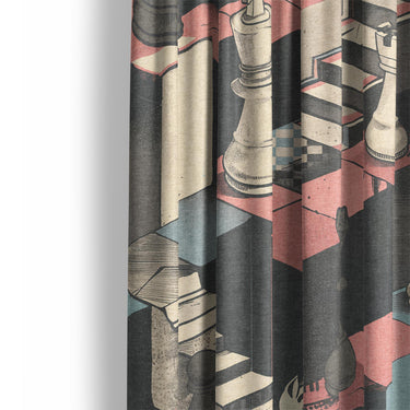 Harmon Surreal Chess Mockup Curtain Detail