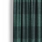 Buffalo Plaid Deep Teal Mockup Curtain Detail