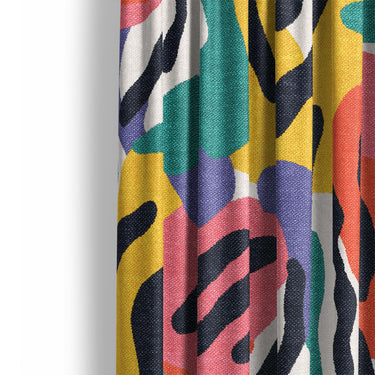 Lorenza Multicolor Mockup Curtain Detail