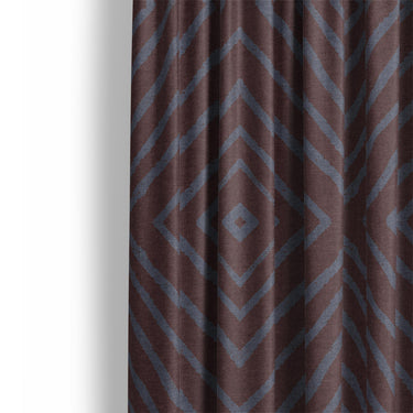 Terlingua Amethyst & Cobalt Mockup Curtain Detail
