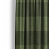Buffalo Plaid Dark Olive Mockup Curtain Detail