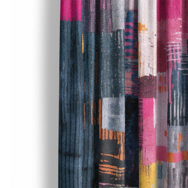 Heidi Blue & Purple Mockup Curtain Detail