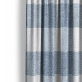 Buffalo Plaid Steel Blue Mockup Curtain Detail