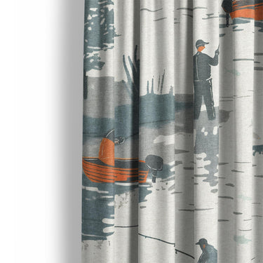 Gone Fishing Mockup Curtain Detail