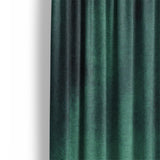 Andromeda Watercolor Teal Mockup Curtain Detail