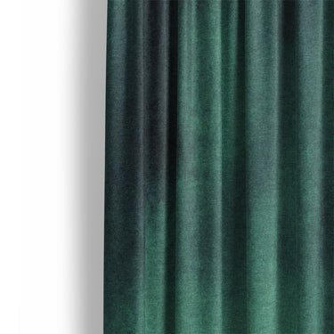 Andromeda Watercolor Teal Mockup Curtain Detail