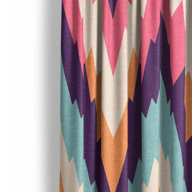 Dyani Magenta & Cyan Mockup Curtain Detail