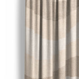 Sinuous Ivory Monochrome Mockup Curtain Detail