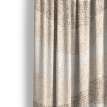 Sinuous Ivory Monochrome Mockup Curtain Detail