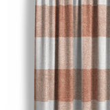 Buffalo Plaid Light Terracotta Mockup Curtain Detail