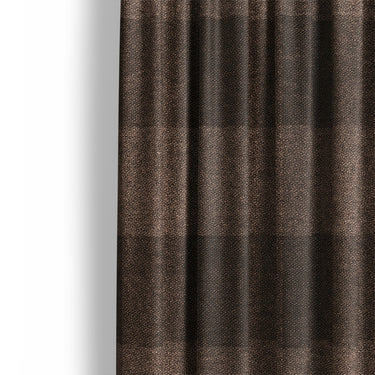 Buffalo Plaid Hickory Brown Mockup Curtain Detail