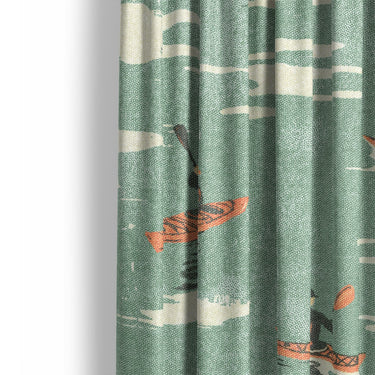 Open Water Kayakers Mockup Curtain Detail