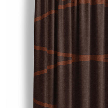 Kepler Bronze & Rust Mockup Curtain Detail