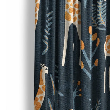 Safari Giraffes Mockup Curtain Detail