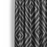 Hoffman Black & Charcoal Mockup Curtain Detail
