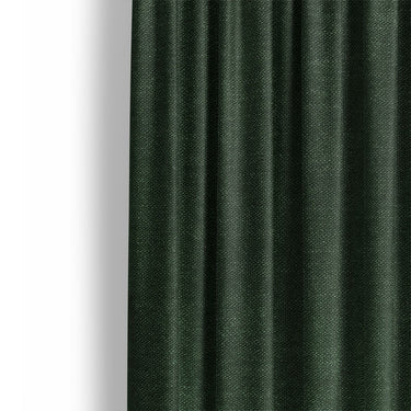 Keanu Watercolor Dark Green Ombre Mockup Curtain Detail