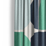 Otto Turquoise Mockup Curtain Detail