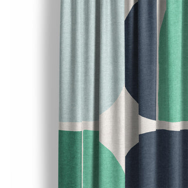 Otto Turquoise Mockup Curtain Detail