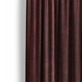 Felix Bleach Dye Burgandy Mockup Curtain Detail