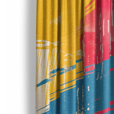 Mira Multicolor Mockup Curtain Detail