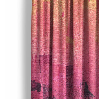 Caspian Multicolor Mockup Curtain Detail