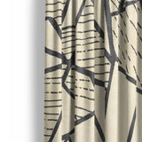 Harlan Ivory & Black Mockup Curtain Detail