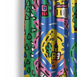 Kids Road Map Mockup Curtain Detail