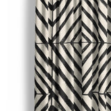 Ludwig Black & Ivory Mockup Curtain Detail
