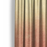 Kieran Watercolor Peach Ombre Mockup Curtain Detail