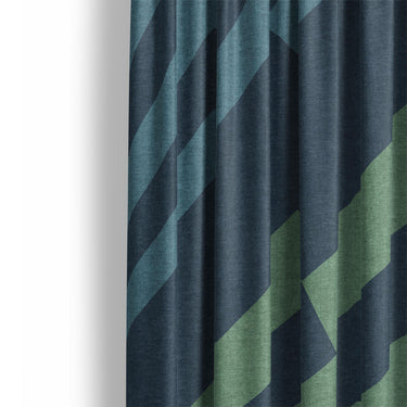 Prisma Blue & Green Mockup Curtain Detail
