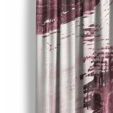 Emil Burgandy Mockup Curtain Detail