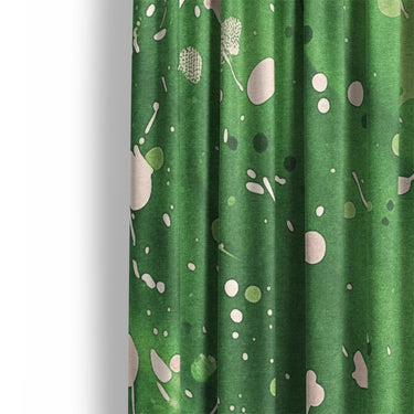 Sylvie Green Mockup Curtain Detail