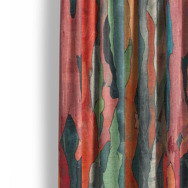 Rainbow Eucalyptus Mockup Curtain Detail