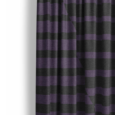 Euclid Black & Purple Mockup Curtain Detail