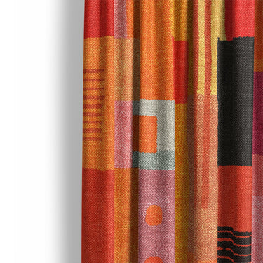 Nadia Multicolor Mockup Curtain Detail