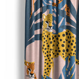 Tropical Cheetahs Mockup Curtain Detail