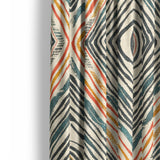 Boden Orange & Blue Mockup Curtain Detail