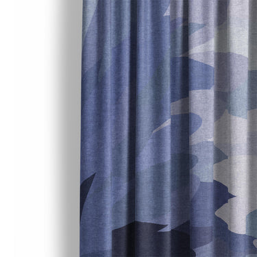 Dianthus Navy Mockup Curtain Detail