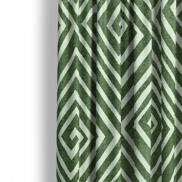 Hoffman Green Mockup Curtain Detail