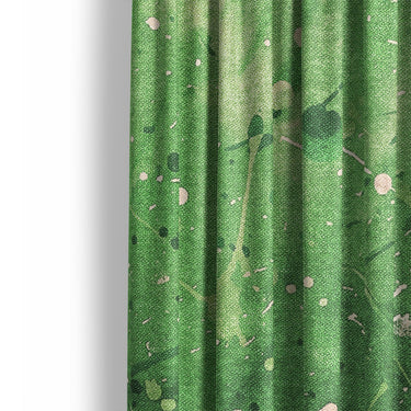 Sylvie Green Mockup Curtain Detail